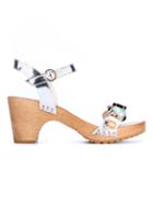 Sophia Webster Metallic Leather Ava Clogs