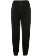 Krizia Pleated Trousers - Black