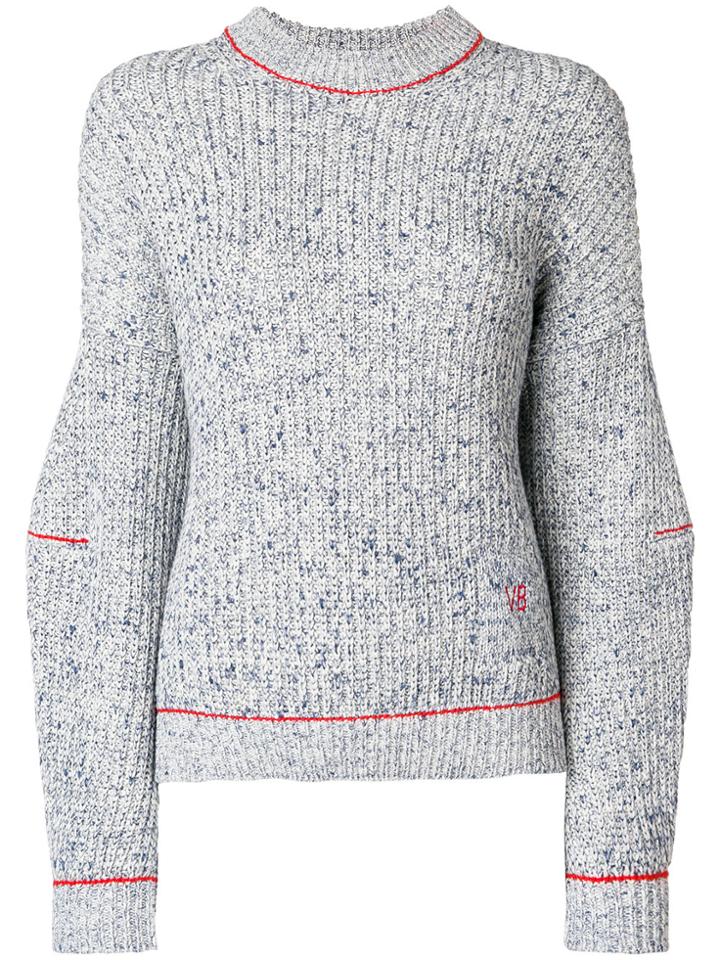 Victoria Beckham Drop Sleeve Jumper - White