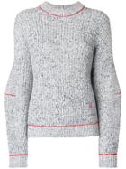 Victoria Beckham Drop Sleeve Jumper - White