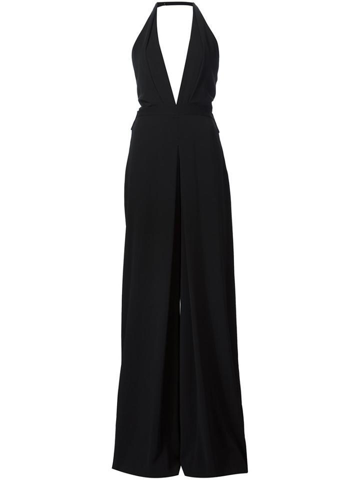 Misha Nonoo 'magdalena' Jumpsuit, Women's, Size: 10, Black, Polyester/spandex/elastane