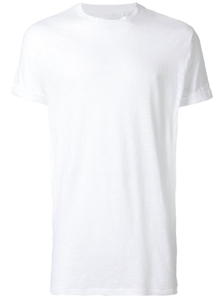 Neil Barrett Round Neck Basic T-shirt - White