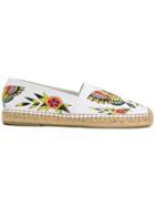 Ash Etno Print Espadrilles - White