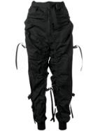 Dsquared2 Buckle And Strap Detail Track Pants - Black