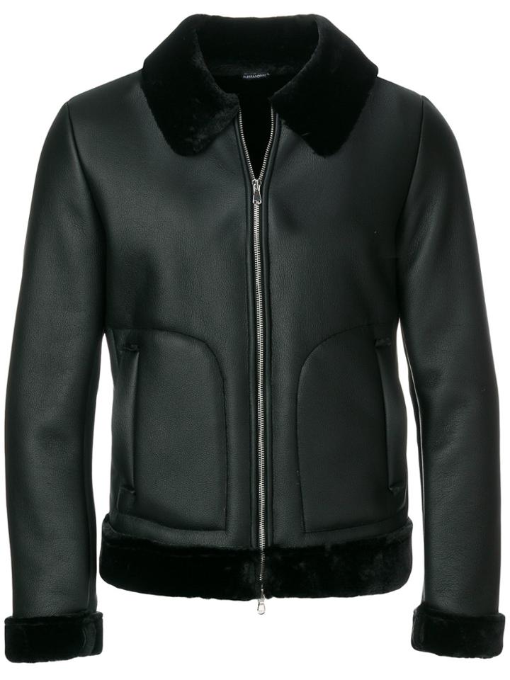 Daniele Alessandrini Zip Up Jacket - Black