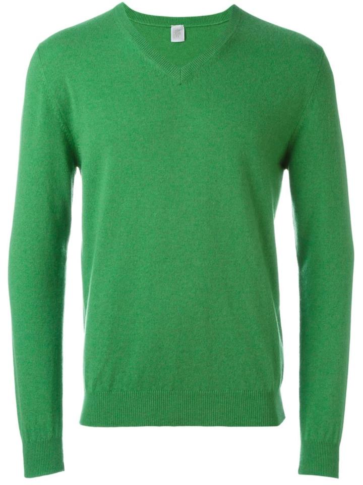 Eleventy V-neck Sweater, Men's, Size: Xxxl, Green, Cashmere