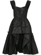 Stefano Mortari Flutter Sleeve Blouse - Black