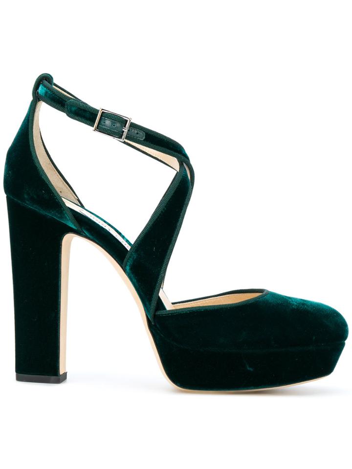 Jimmy Choo Joyce 120 Pumps - Green