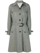 Christian Dior Pre-owned Prince Of Wales Coat - Grey