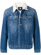 G-star Raw Research Wool Lined Denim Jacket - Blue