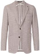 Tagliatore Woven Single Breasted Blazer - Red