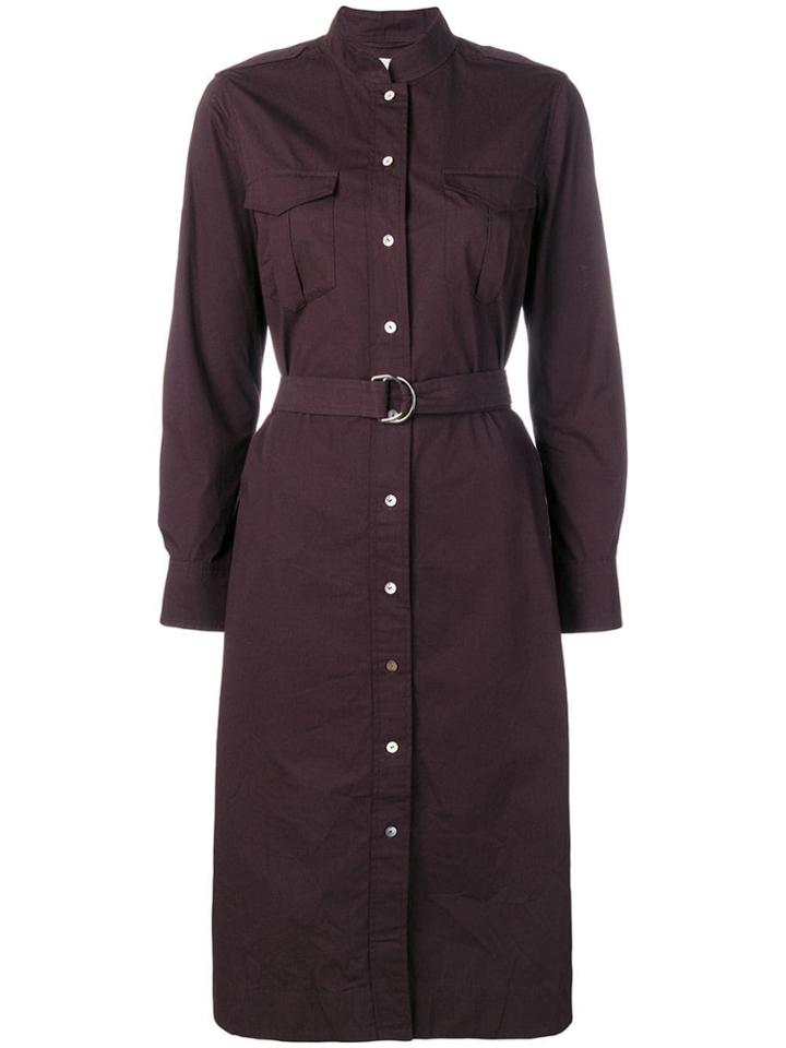 Holland & Holland Midi Shirt Dress - Purple