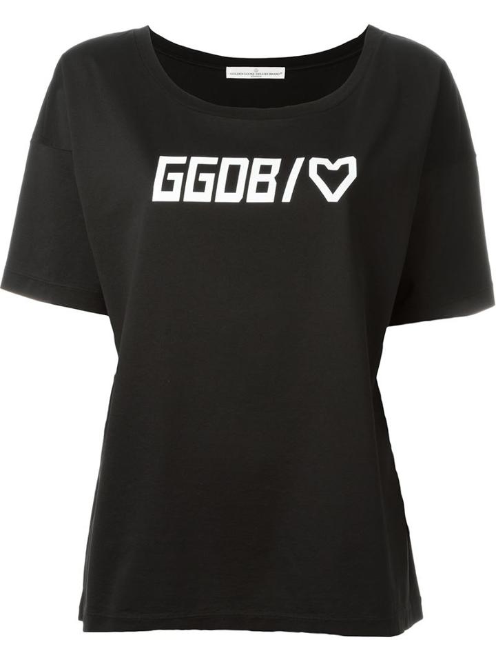 Golden Goose Deluxe Brand Asia T-shirt, Women's, Size: M, Black, Cotton