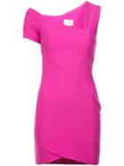 Cinq A Sept Cross Seamed Short Dress - Pink