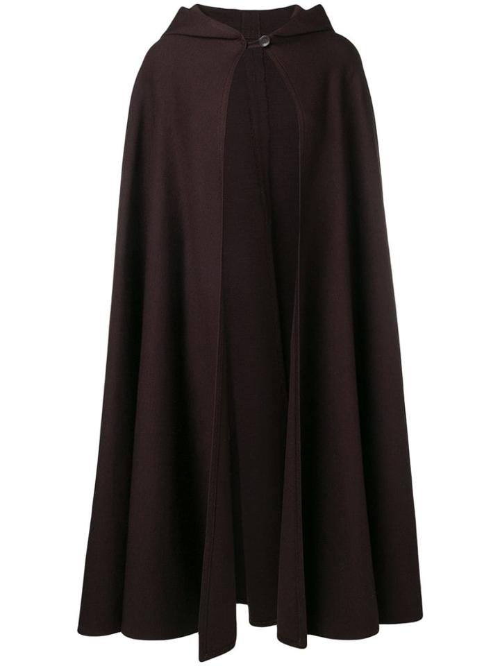 A.n.g.e.l.o. Vintage Cult Hooded Cape - Brown