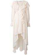 Philosophy Di Lorenzo Serafini Ruffle Asymmetric Dress - Neutrals