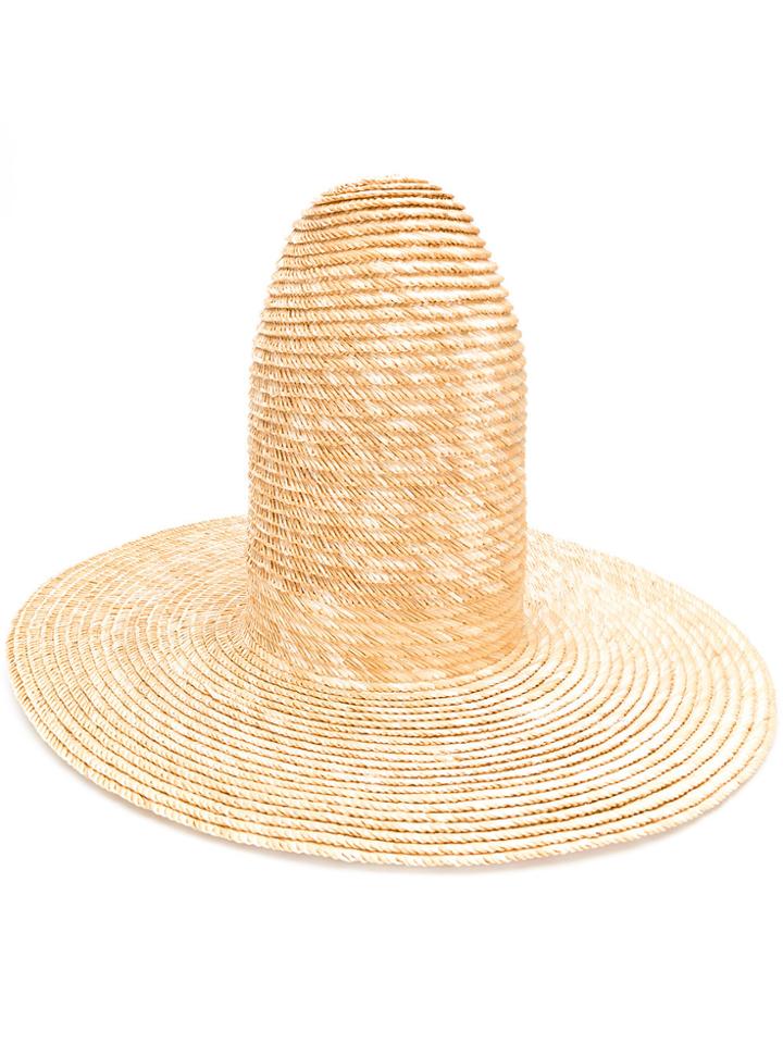 A.w.a.k.e. Oversized Sun Hat - Nude & Neutrals