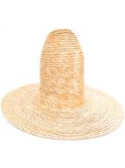 A.w.a.k.e. Oversized Sun Hat - Nude & Neutrals