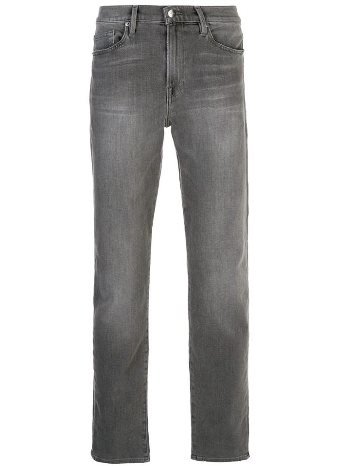 Frame Faded Effect Jeans - Grey