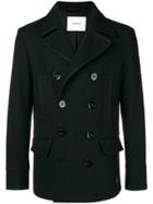 Dondup Double Breasted Peacoat - Black