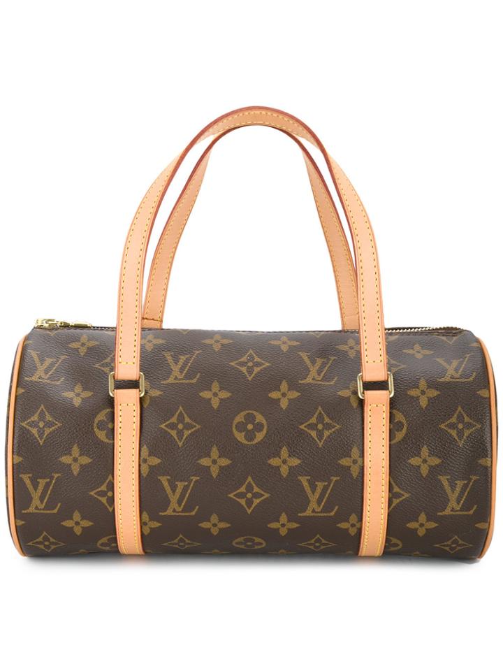 Louis Vuitton Vintage Papillon 26 Monogram Tote - Brown