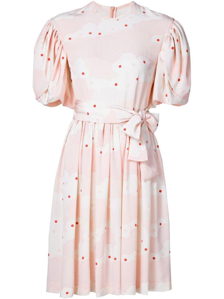 Simone Rocha Printed Tie Waist Dress