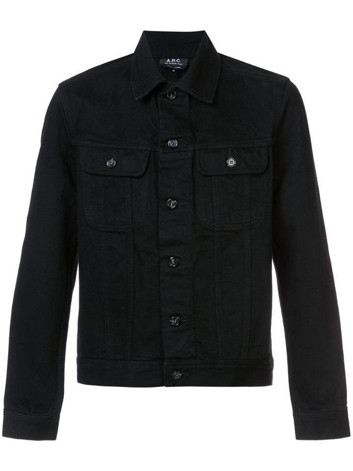 A.p.c. Benjamin Denim Jacket - Black
