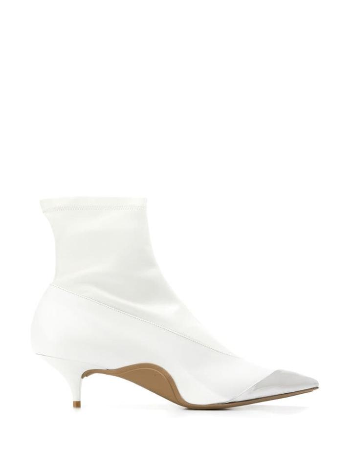 Nº21 Toe Cap Ankle Boots - White