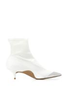 Nº21 Toe Cap Ankle Boots - White
