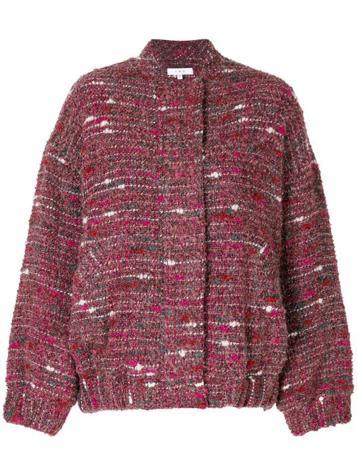 Iro Textured Jacket - Pink & Purple