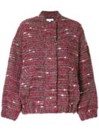 Iro Textured Jacket - Pink & Purple