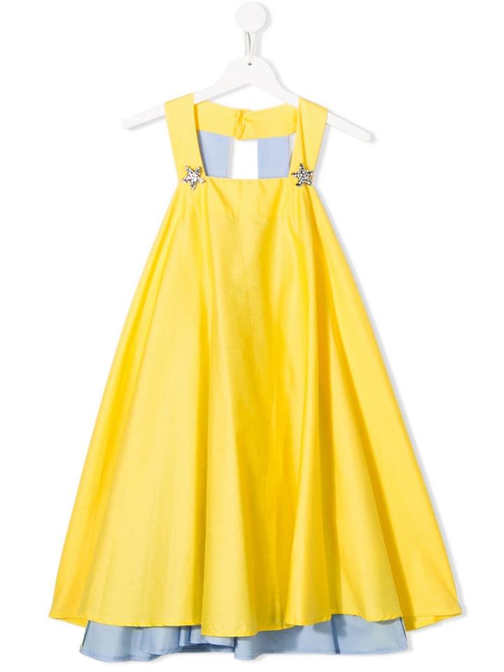 Mariuccia Milano Kids Evening Dress - Yellow