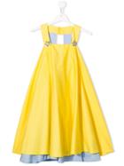 Mariuccia Milano Kids Evening Dress - Yellow