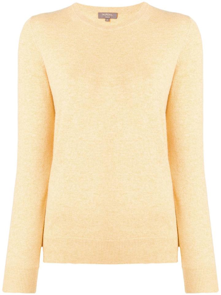 N.peal Round Neck Jumper - Yellow