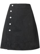 Acne Studios Side Button Skirt - Grey