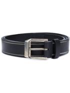 Givenchy Chain Trim Belt, Men's, Size: 90, Black, Leather