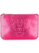 Kenzo 'tiger' Clutch, Women's, Pink/purple