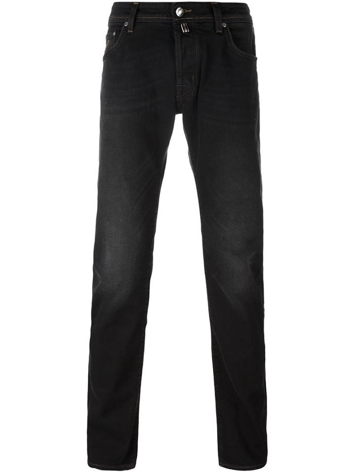 Jacob Cohen Slim-fit Jeans, Men's, Size: 34, Black, Cotton/spandex/elastane