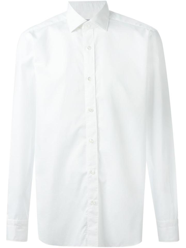 Barba Classic Shirt, Men's, Size: 39, White, Cotton