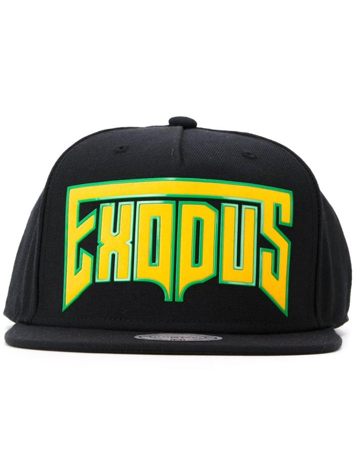 Palm Angels 'exodus' Cap, Men's, Black, Cotton/wool