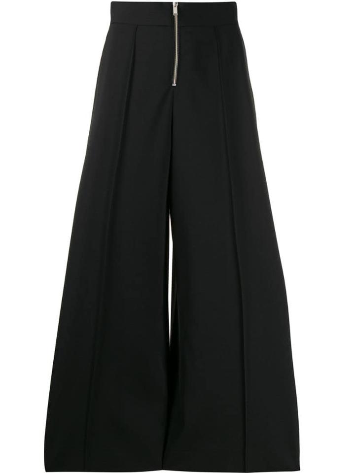 Maison Margiela Zipped Palazzo Trousers - Black
