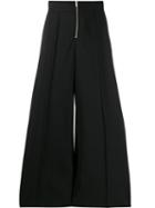 Maison Margiela Zipped Palazzo Trousers - Black