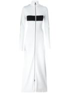 Puma Zip Up Long Dress, Women's, Size: Medium, White, Nylon/polyester/spandex/elastane/viscose