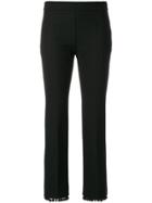 Incotex Pom Pom Trim Trousers - Black