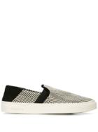 Repetto Zigzag Pattern Sneakers - Black