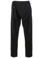 Takahiromiyashita The Soloist Loose Fit Wrap Trousers - Black