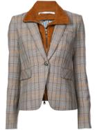 Veronica Beard Layered Look Fitted Jacket - Brown