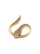 Nialaya Jewelry Skyfall Snake Ring - Metallic