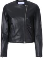 Le Ciel Bleu 'minimal Riders' Jacket, Women's, Size: 36, Black, Sheep Skin/shearling
