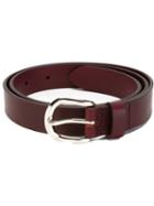 Isabel Marant 'zap' Belt, Women's, Size: Medium, Red, Calf Leather